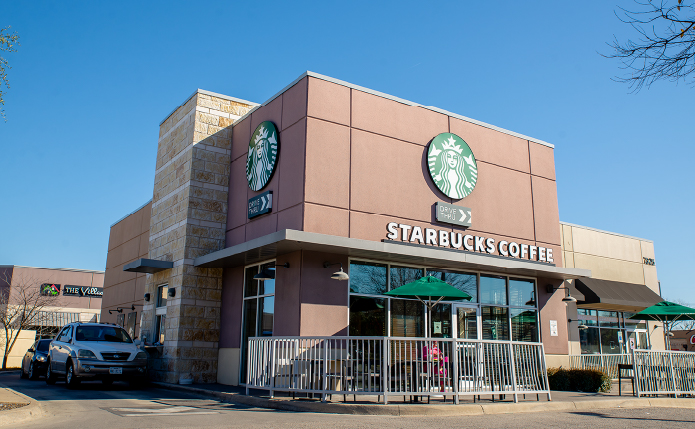 Starbucks drive-thru at Arboretum Village