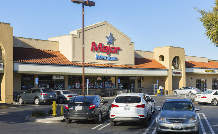 Major storefront in Brixmor retail shopping center