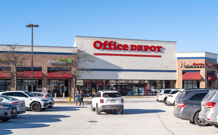Office Depot at Ravinia Plaza; completed acquisition
