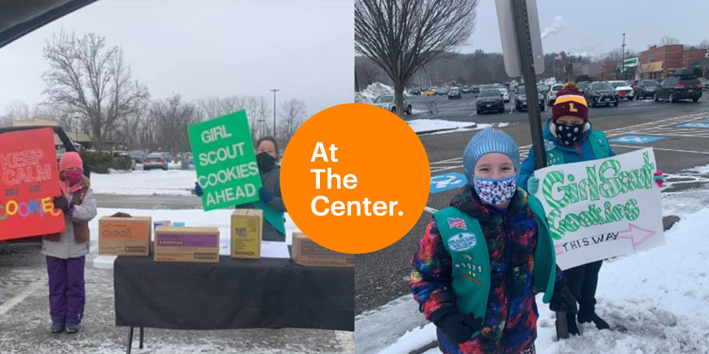 Girl Scout Cookie Sale at Berkshire Crossing in Pittsfield, MA