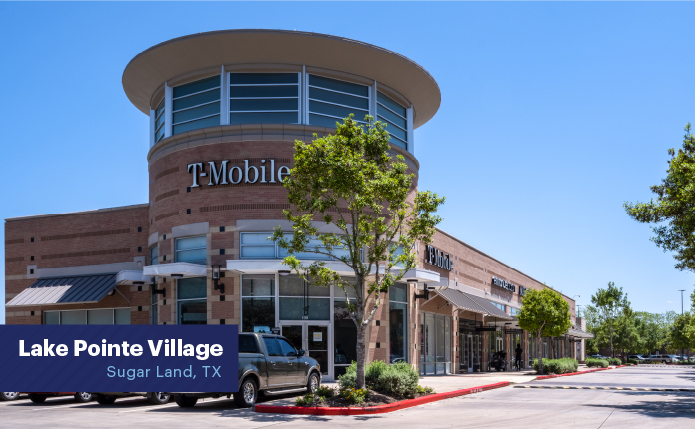 T-Mobile store surrounded by trees