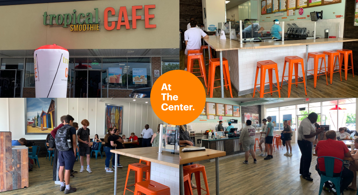Tropical Café opening photos at Roanoke Plaza