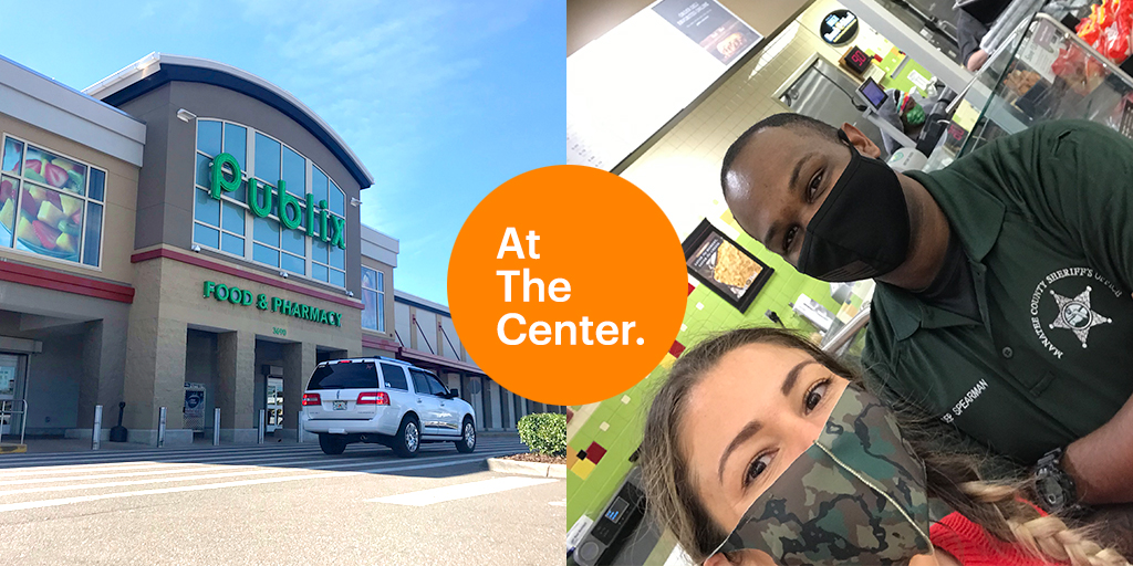 Sarasota Village staff and Publix at Sarasota FL