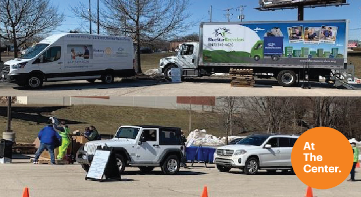The Quentin Collection Electronic Recycling Event at Kildeer IL
