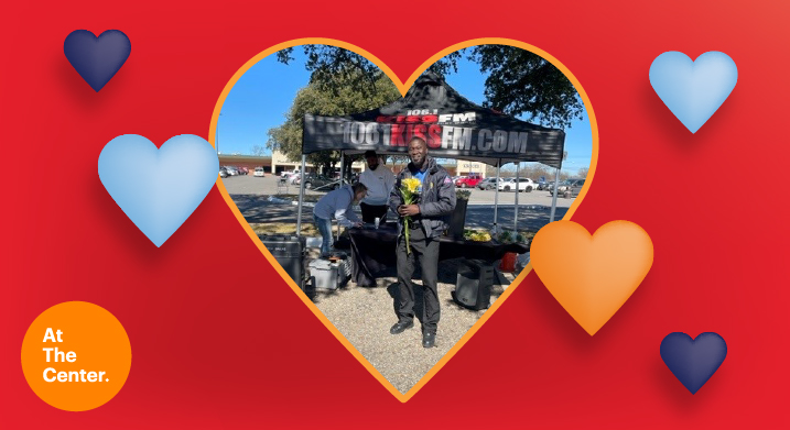 Wynnewood Village Free Flowers event