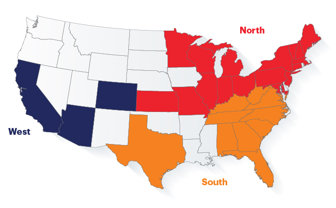 2024 Brixmor Regional Map