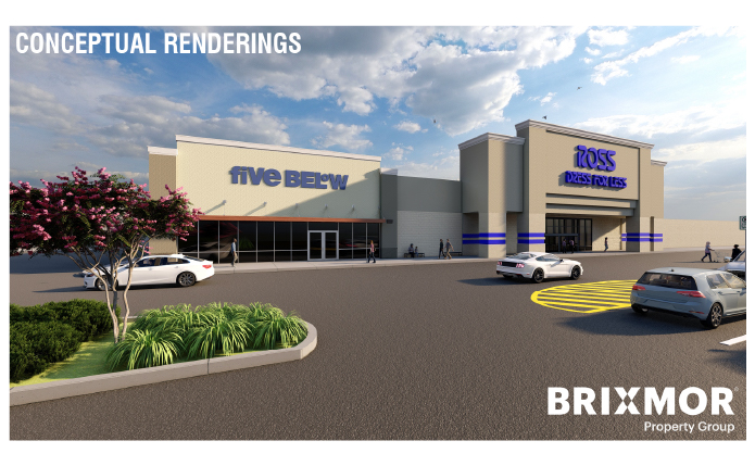 Ross Dress for Less rendering at Hillcrest Market Place, Spartanburg, SC