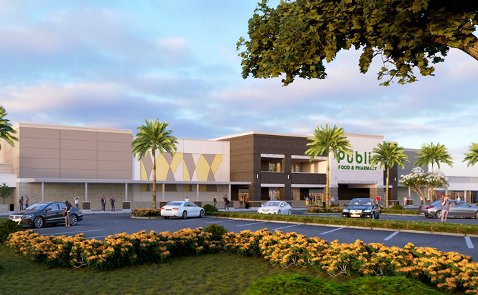 Rendering of New Publix Prototype at Venice Village