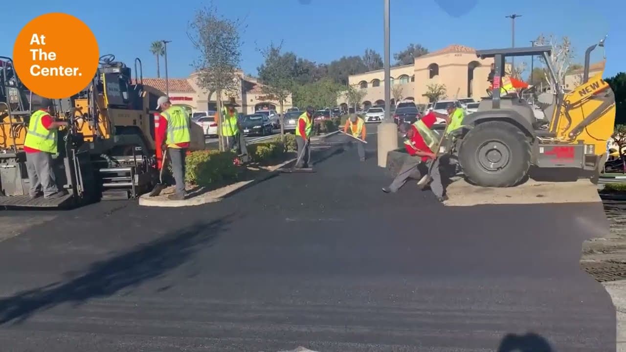 Shiny New Pavement